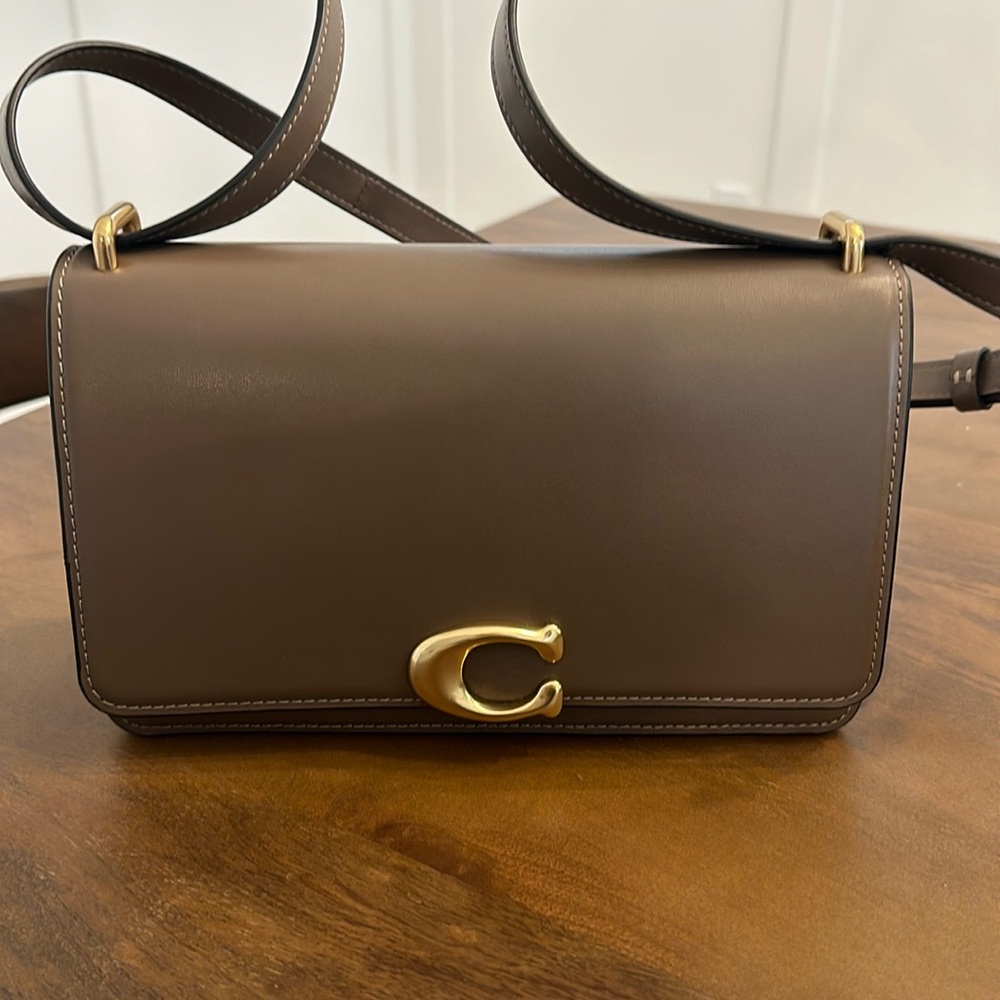 Coach Bandit Shoulder Bag in Dark Stone